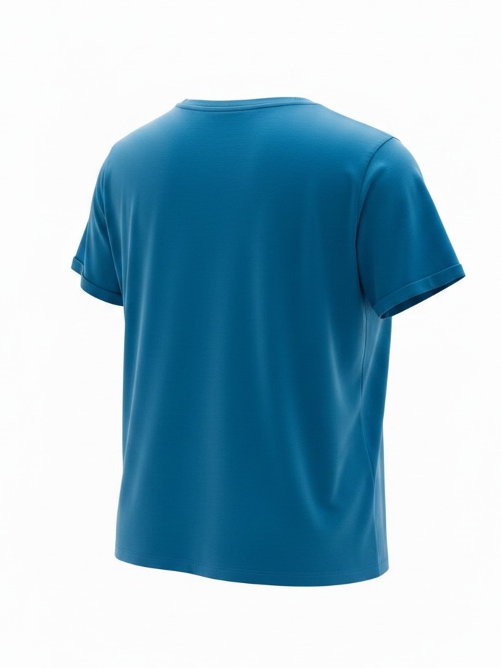Belle by Kim Gravel 3X Turquoise Blue V-Neck Rolled Sleeve Top Soft Stretch - Picture 2 of 8